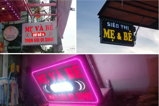 biển led vảy alu