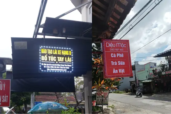 biển led vảy alu