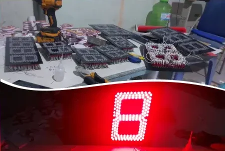 đồng hồ led đơn