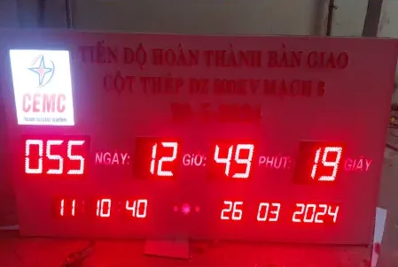 biển đếm giờ, đồng hồ số