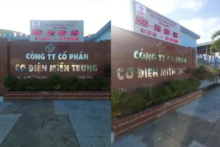 biển đếm giờ dồng hồ số